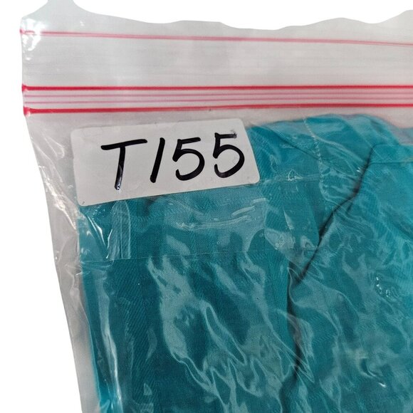 Lane Bryant Womens‎ Turquoise Sleeveless Button-Down Top Size 20 100% Cotton - Picture 7 of 7